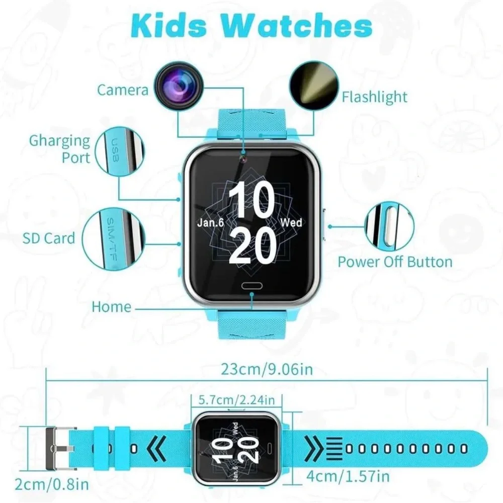 Kids Blue Smart Watch